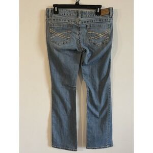 Aéropostale Chelsea Skinny Bootcut Denim Blue Jeans in Size 9/10 Original 1987